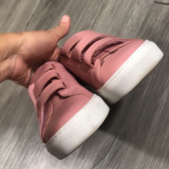 GREATS Mauve Pink Leather Adjustable Strap Slip-On Sneakers size 9 - Picture 3 of 11